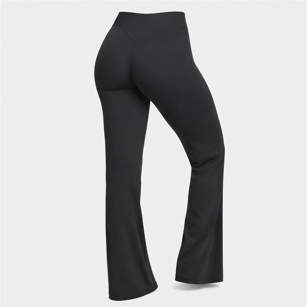 Legging de Sport Évasé Taille Haute – Effet Gainant & Liberté de Mouvement | ParadiseHoop