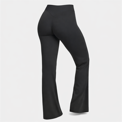 Legging de Sport Évasé Taille Haute – Effet Gainant & Liberté de Mouvement | ParadiseHoop