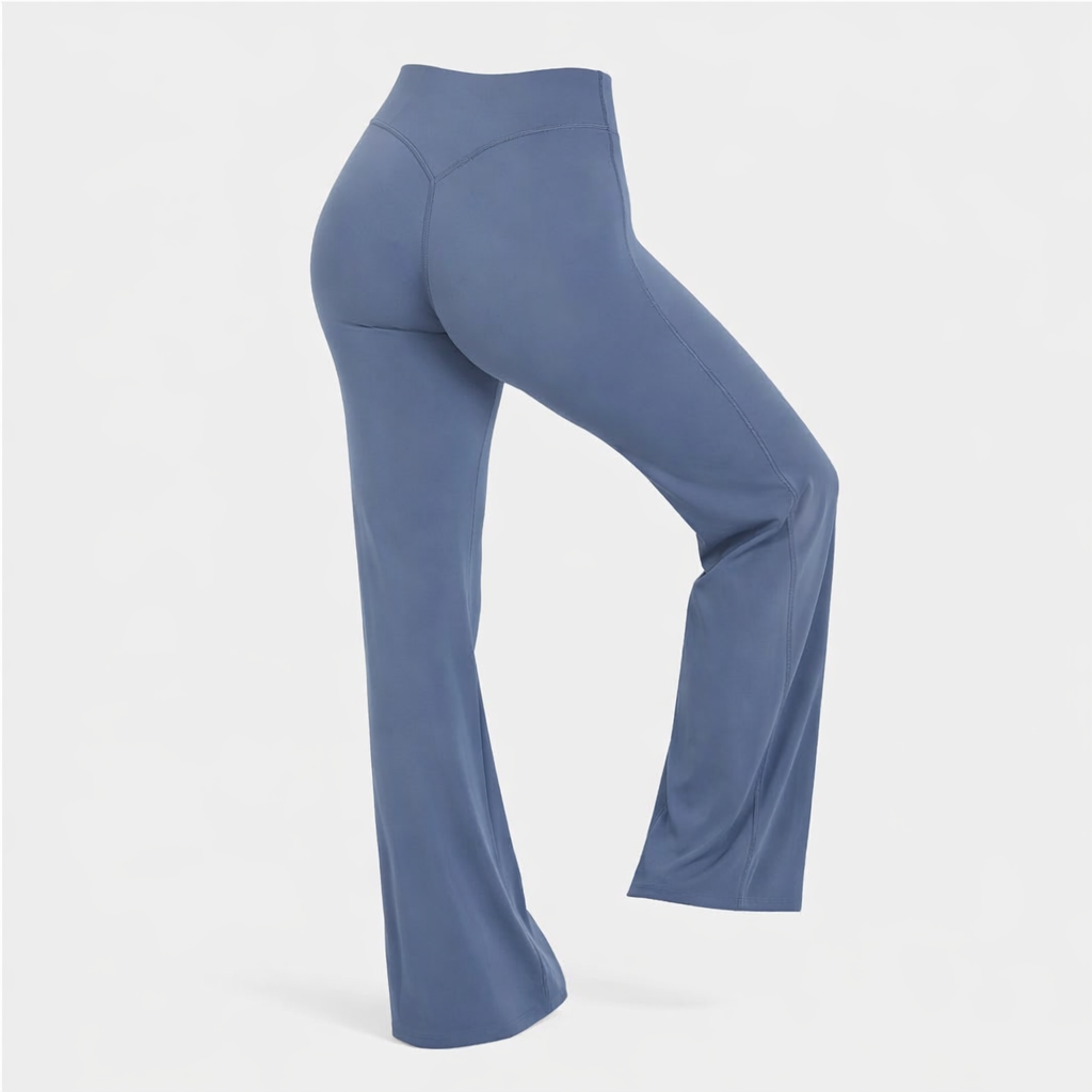 Legging de Sport Évasé Taille Haute – Effet Gainant & Liberté de Mouvement | ParadiseHoop