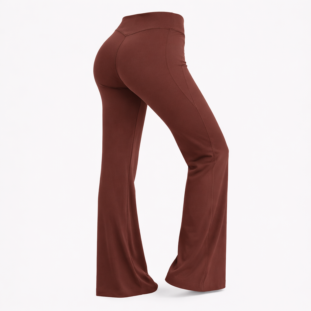 Legging de Sport Évasé Taille Haute – Effet Gainant & Liberté de Mouvement | ParadiseHoop