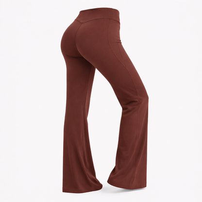 Legging de Sport Évasé Taille Haute – Effet Gainant & Liberté de Mouvement | ParadiseHoop